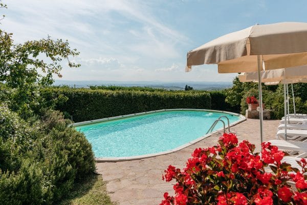 Außen-Panorama-Pools - Villa di Sotto