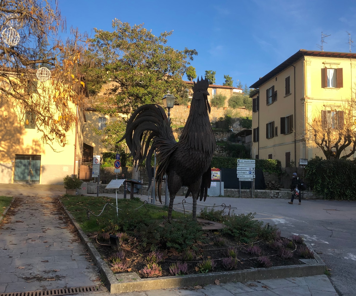 Gaiole in Chianti, a market town for castles and surrounding areas